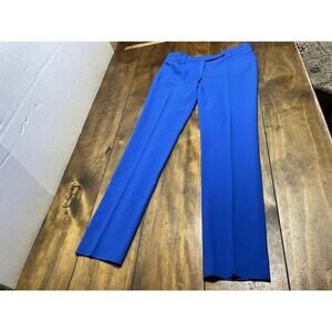 Emilio Pucci Blue 100% Virgin Wool Pants Slacks Size 6 Italy